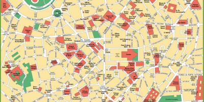 מילאנו סיטי מרכז המפה