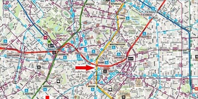מילאנו navigli מפה